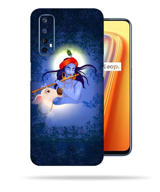 Image of Krishna with Cow Skin Back Protector Film Ultra Thin Scratch Resistant Vinyl (Not Case and Cover) for Realme 7