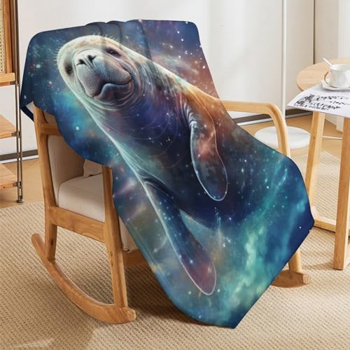 Couverture lamantin en flanelle douce de qualité supérieure pour lit - 7