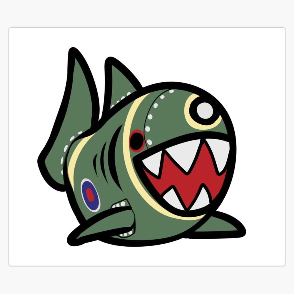 Amazon.com - LAD Studio Shark Bomb 2 Sticker Bumper Sticker Vinyl 