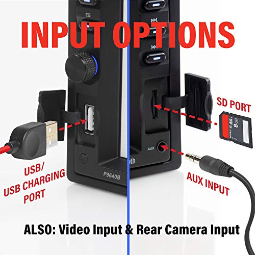 Planet Audio P9640B Car Audio Stereo System - 6.2 Inch Double Din, Lcd Touchscreen, Bluetooth Audio And Calling Head Unit, Cd Player, Dvd, Usb, Sd, Aux In, Am/Fm Radio Receiver, Hook Up To Amplifier #TOP3