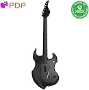 PDP RIFFMASTER Wireless Guitar Controller for Xbox Series X|S, Xbox One, Windows 10/11 PC, Rock Band 4, Fortnite Festival, Audio Jack, Rechargeable Battery, Officially Licensed by Microsoft – Black