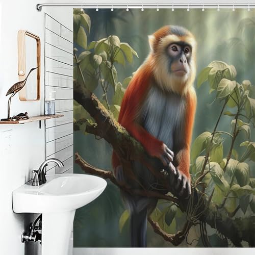 Rideau de douche imperméable tissu polyester évite les inondations de bain