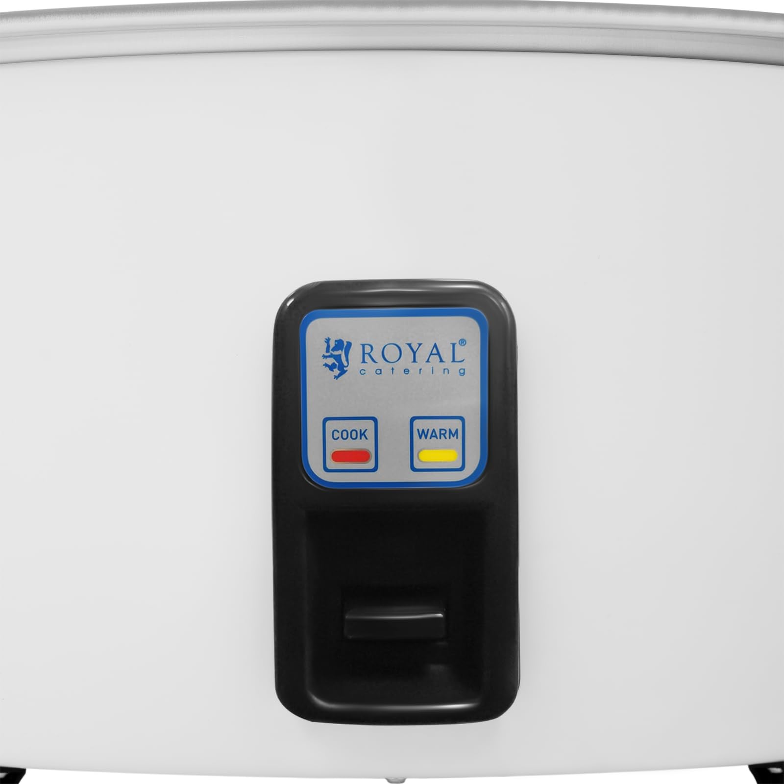 Royal Catering Cuiseur à Riz professionnel 1 950 W 13 litres Boîtier Inox Cuve Aluminium Antiadhésive Verre Mesureur et Cuillère Vapeur Électrique Pour Restaurant