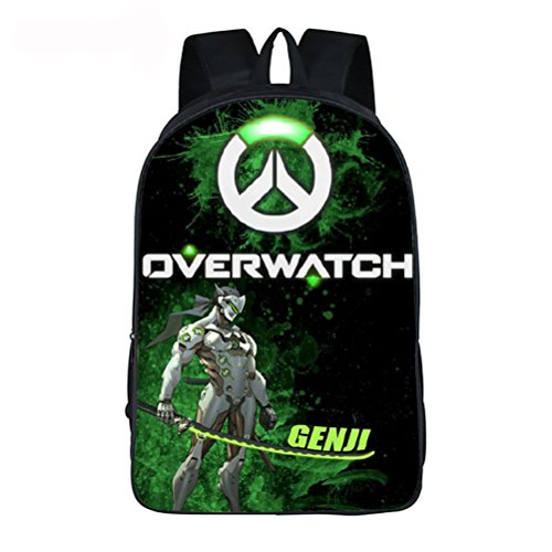 Bolsas Escolares Mochilas Infantiles Overwatch Genji Bandolera Casual Multifuncional