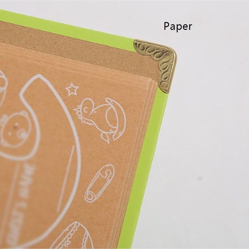 Travel Growth Commemorative Book ﻿ Growth Record Album DIY Album Growth Diary Archive Album Applicable to Photos, Receipts, Star Cards, etc(White-Dinosaur Doodle4)