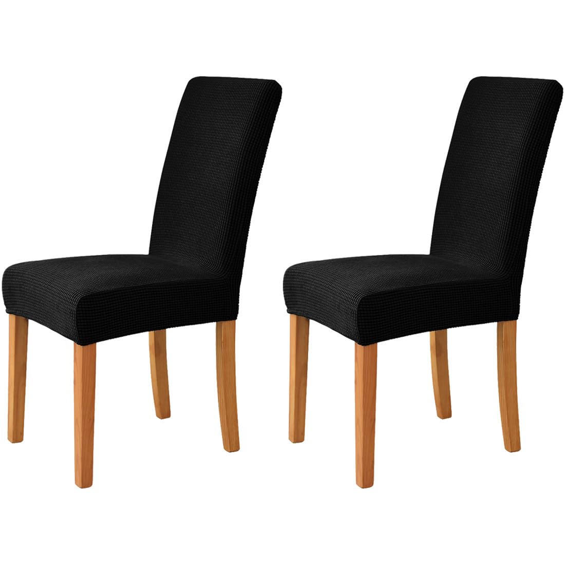 Housse de chaise salle à manger jacquard extensible pour rénover la cuisine