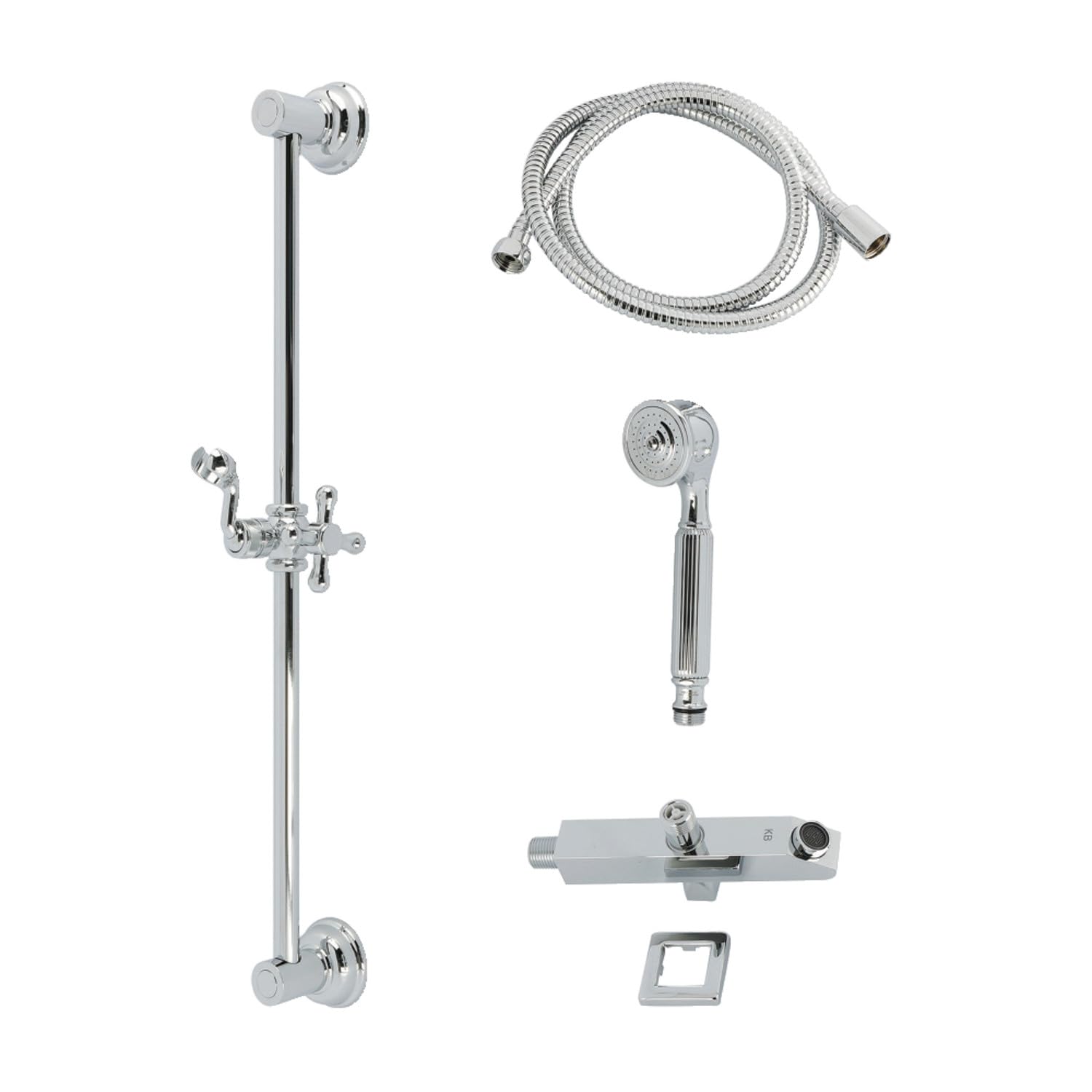 Système de douche PMR sécurisé Kingston Brass KCK3321W1 chrome