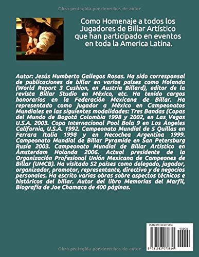 CATALOGO LATINOAMERICANO DE BILLAR ARTISTICO (Spanish Edition)