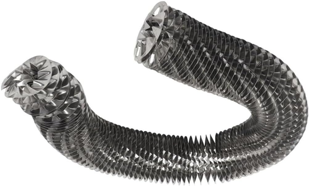 Spiralny, wydrążony, rurowy radiator, Radiator ze spiralnymi, pustymi żebrami ze stali nierdzewnej, 1 metr, wiele rozmiarów, do rurowego chłodzenia i ogrzewania(ID8mm height7mm)