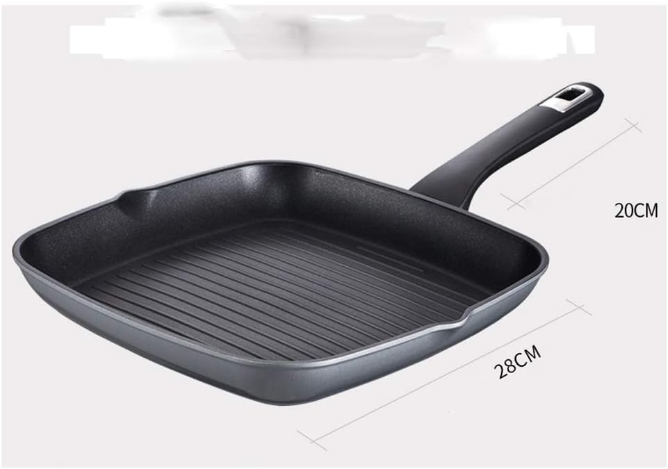 FISSMAN Grill Pan with Non-stick Cast Aluminium Detachable Handle REBUSTO Series Induction Cooker