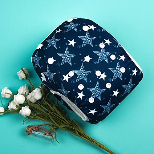 image for Babygoal Baby & Toddler Boy and Girl Swim Diapers, Reusable Adjustable