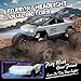 WIAORCHI 1:12 Scale RC Cars Remote Control Car, 4WD Off-Road Truck, Metal Shell LED Headlights Offroad Monster RC Truck, 4x4 All Terrain Hobby RC Cars Toys for Boys Kids Adults Gifts 8-12