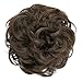 Produktbild PRETTYSHOP Haarteil Haargummi Hochsteckfrisuren Brautfrisuren Voluminös Gelockt Unordentlich Dutt Braun Mix G26A