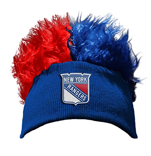 NORTHWEST NHL New York Rangers Flair Hair Beanie, One Size, Flair Hair