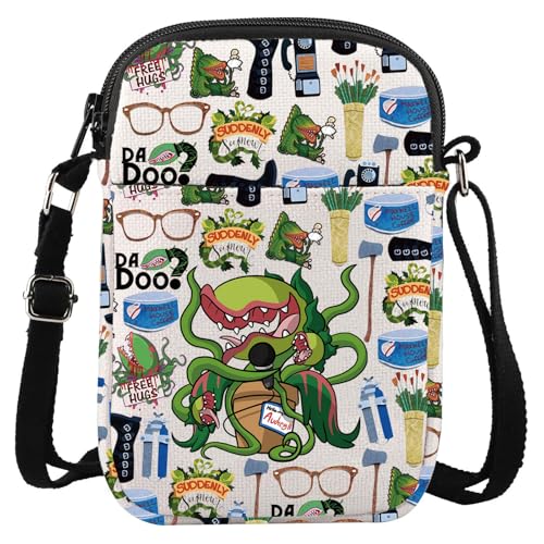 LEVLO Audrey II Musical Crossbody Bag Seymour & Audrey Gifts Audrey Plant Shoulder Bag Suddenty Seymour Musical Merch