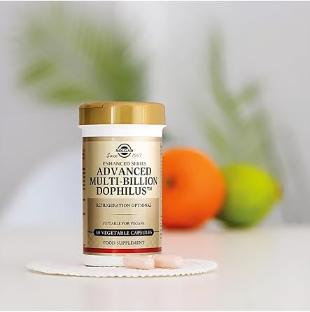 Solgar Advanced Multi-Billion Dophilus, 60 Vegetable Capsule, Set of 2