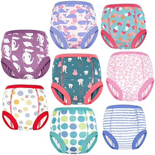 MooMoo Baby Potty Training Pants Cotton Training Underwear for Boy and Girl
