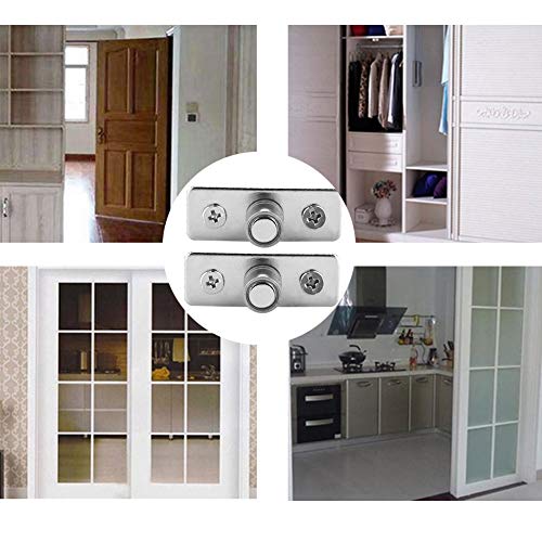 Celeiro Montado No Piso da Porta do Celeiro 8 × 7 × 3 2 Peças de Aço Inoxidável para Porta de Celeir