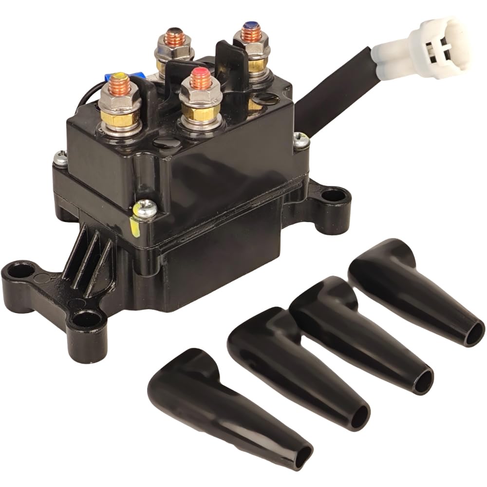 4015095 Winch Solenoid Relay Compatible with Polaris 2015-2022 RZR XP 1000, 2014-2022 Ranger Crew XP 1000, 12-15 Sportsman Touring 1000 570 850, 16-24 Sportsman 1000 High Lifter ATV Contactor