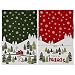 DII Christmas Tree Farm Towel Set, 1 Each "Dashing Through The Snow!" and "O' Christmas Tree"