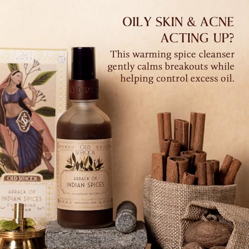 Image of Old School Rituals Indian Spices Cleansing Nectar | Deep Cleansing Anti-Acne Face Wash | 100ml | For Oily, Acne-Prone & Dry Skin | Removes Dark Spots & Impurities