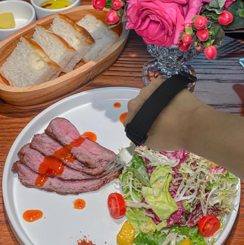 2PCS Adjustable Holding Cutlery Makes Ideal Grip Aid for Holds Utensils Tools,Spoon Fork Universal Cuff Utensil Holder Strap,Suitable for Elderly or Individuals with Weak Grip (2) - Image 7