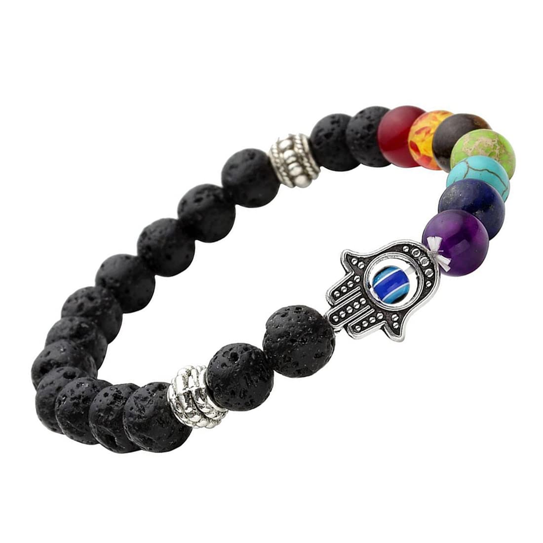 Yellow ChimesBracelets for Men and Boys Beads Bracelet for Men | D'Vine Collection Beads Bracelet Stretchable Mens Bracelet | Birthday Gift for Men & Boys Anniversary Gift for Husband.