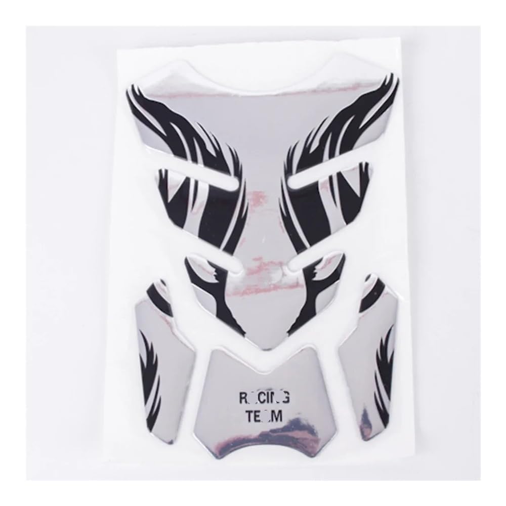 Motorcycle Fuel Tank Sticker Universal Motorcycle Gas Fuel Tank Pad Sticker Decals Fishbone Oil Gas Protector Cover Decoration for for