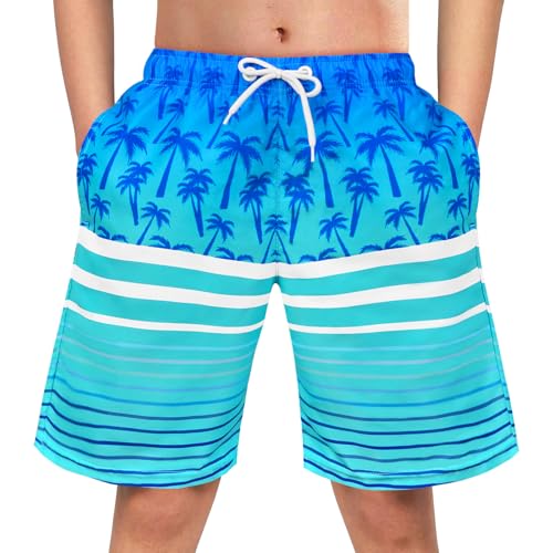 OlyPegic Boys Swim Trunks Swim Shorts Quick Dry Boys Bathing Suit Swimsuit Swimwear Toddler Kids Beach Board Shorts Youth