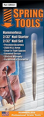 Spring Tools 1 pc. Hammerless Nail Starter and Nail Set