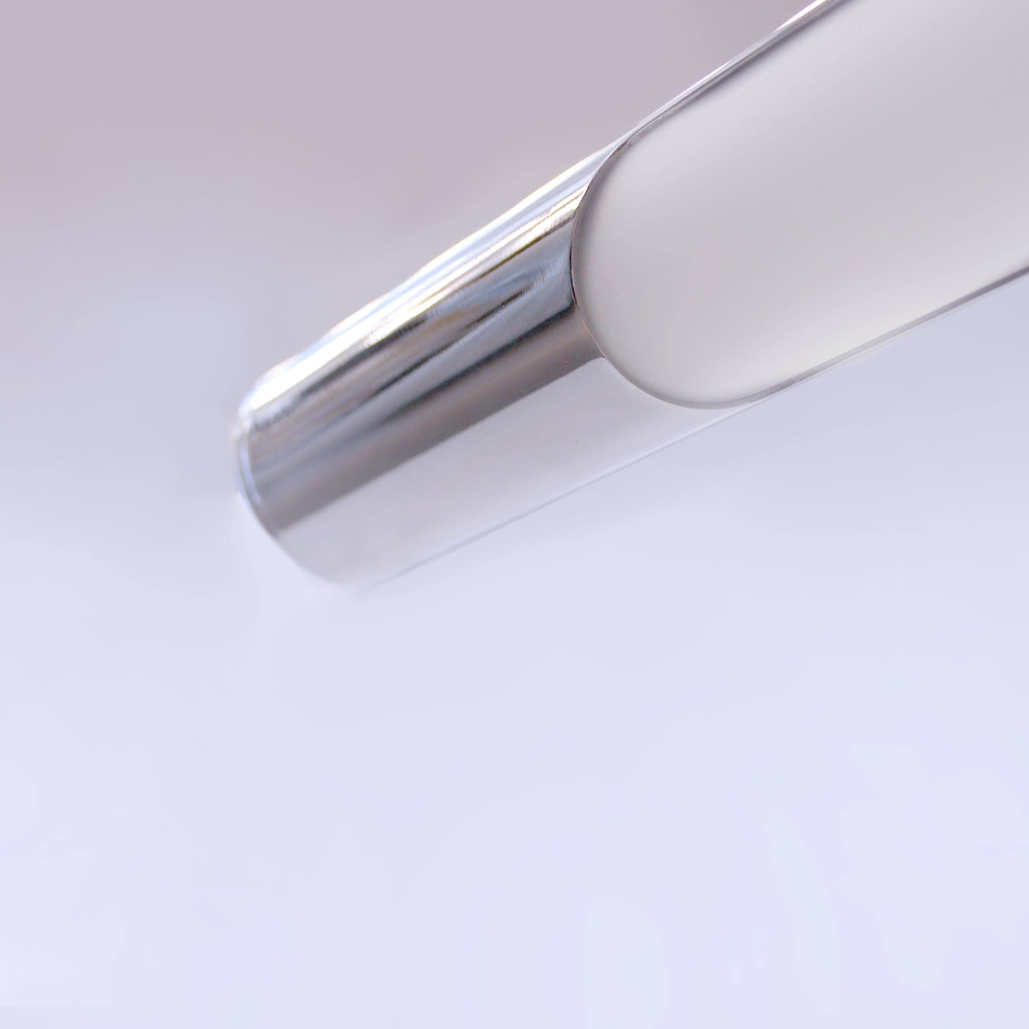 wonderlamp Andrea - Applique da parete a LED, 5 watt, cromato, 6,1 x 28,4 x 6,1 cm