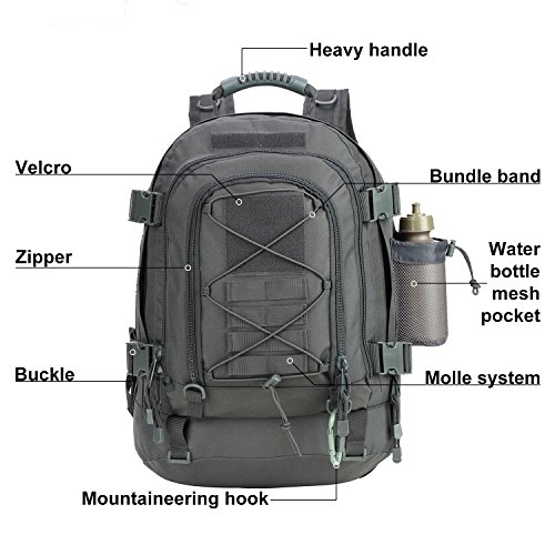 ZSearARMY Large Tactical Backpack