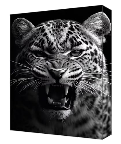 Peinture par numéro animal tigre 90x120cm sans cadre avec acrylique