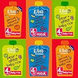Ella's Kitchen Baby Rice Mixed Case Selection Stage 1 from 4 Month 6 x 120g