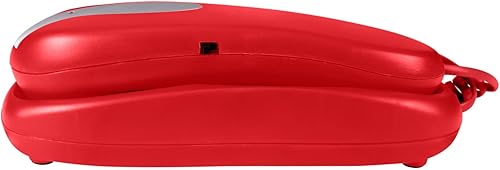 Miniatura 3 de Slimline teléfono para pared o computadora con memoria, Rojo