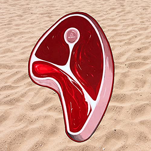 Serviette de Plage Microfibre Steak Cover