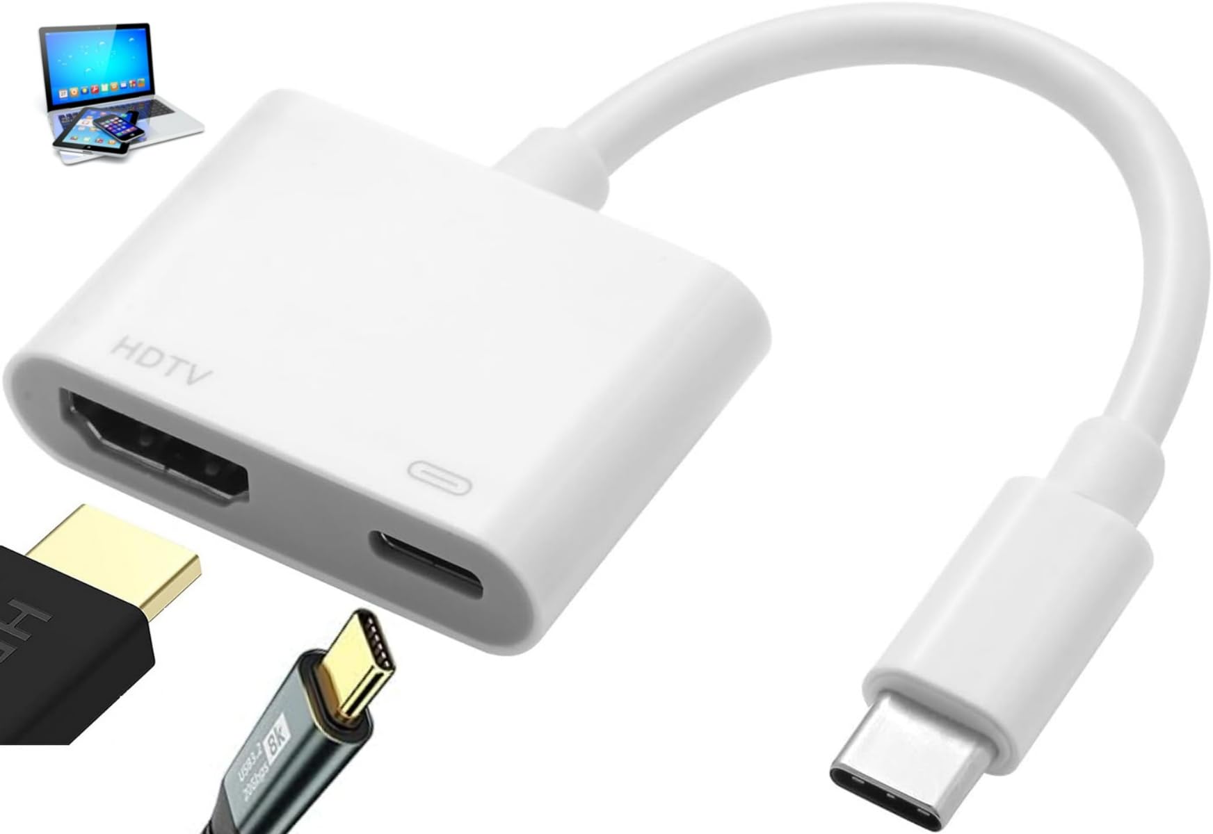 【未開封品 】ミニハブ充電コンバーターUSB タイプC HDMI Amazon.co.jp: タイプc hdmi 変換アダプター 【2025新版】USB C Type C