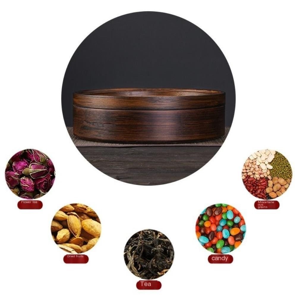 Caddy de Té Caja de almacenamiento de té a granel Caja de té con cajones multicapa for el hogar Juego de té chino Caja de almacenamiento de té Caja de almacenamiento de pastel de té para Almacenamient