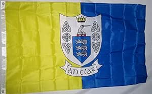 Flag Of County Clare Is A County In Ireland Stock Photo - Image Of