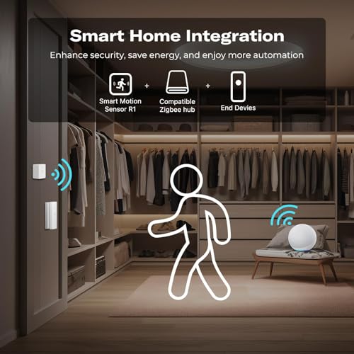 Sensors THIRDREALITY Zigbee Motion Sensor R1,Adjustable Sensitivity,Real-time Alerts,Zigbee Hub Required,Support Home Assistant,SmartThings, Homey, Hubitat or Echo Devices with Built-in Zigbee hub Manufacturer: ThirdReality Sensors THIRDREALITY Zigbee Motion Sensor R1,Adjustable Sensitivity,Real-time Alerts,Zigbee Hub Required,Support Home Assistant,SmartThings, Homey, Hubitat or Echo Devices with Built-in Zigbee hub Manufacturer: ThirdReality