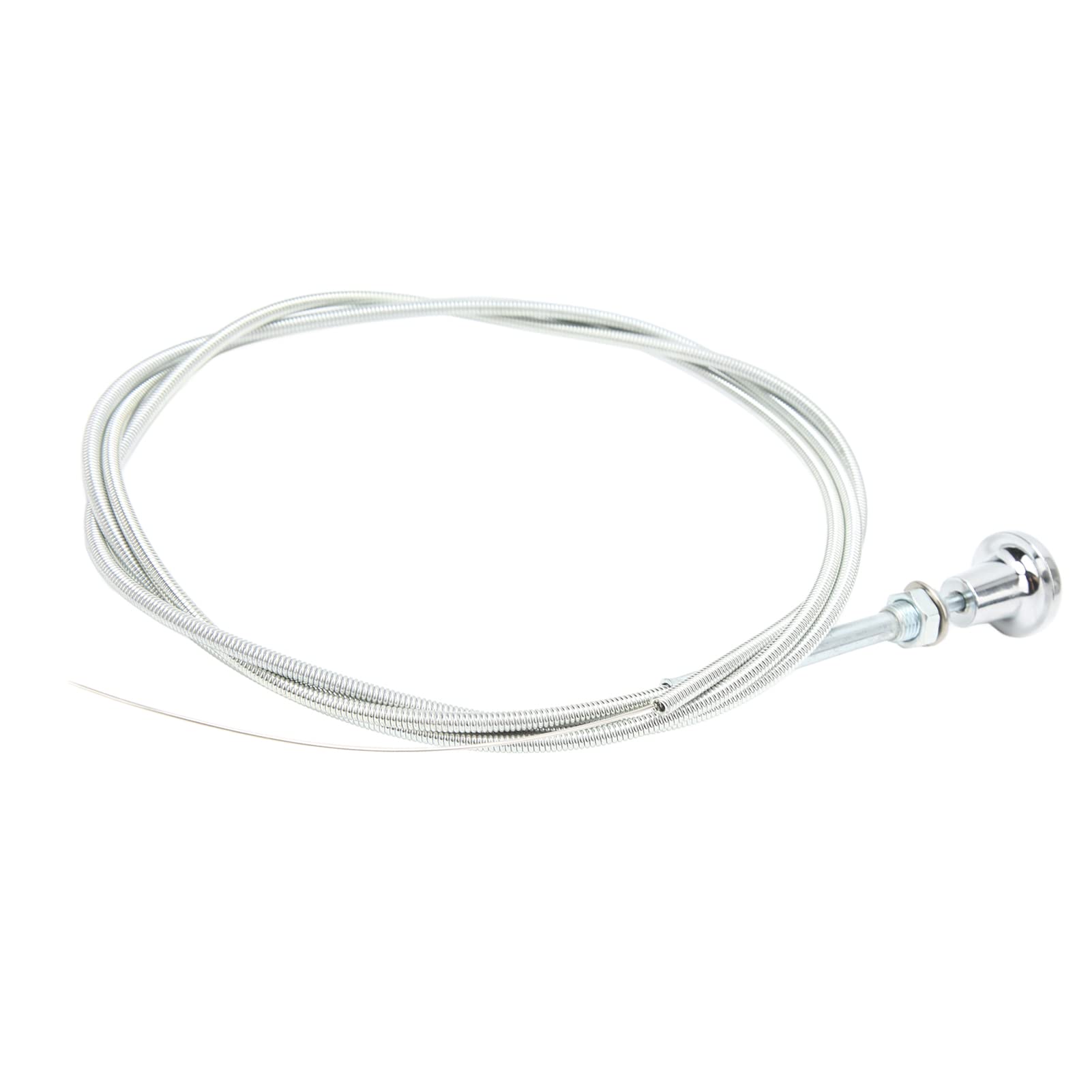 Tbest Remplacement du Cable de Starter, Cable de Starter Universel de 1,8 M pour Carburateur, Cable de Commande de Starter pour Moteurs 4 6 8 Cylindres