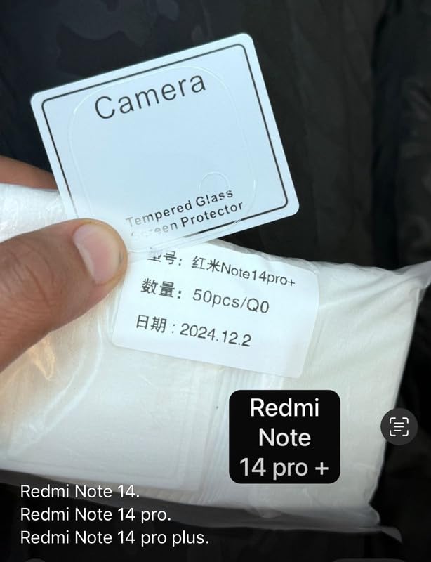 Image of 9H Circle Tempered Glass Camera Lens Protector For Oneplus 13R 5G /1+13R 5G [9H Hardness] [CLEAR Lens Protector ] [Easy Installation]