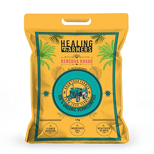 Image of Healing Farmers Organic Vermicompost Fertiliser Manure for Plants - 5kg