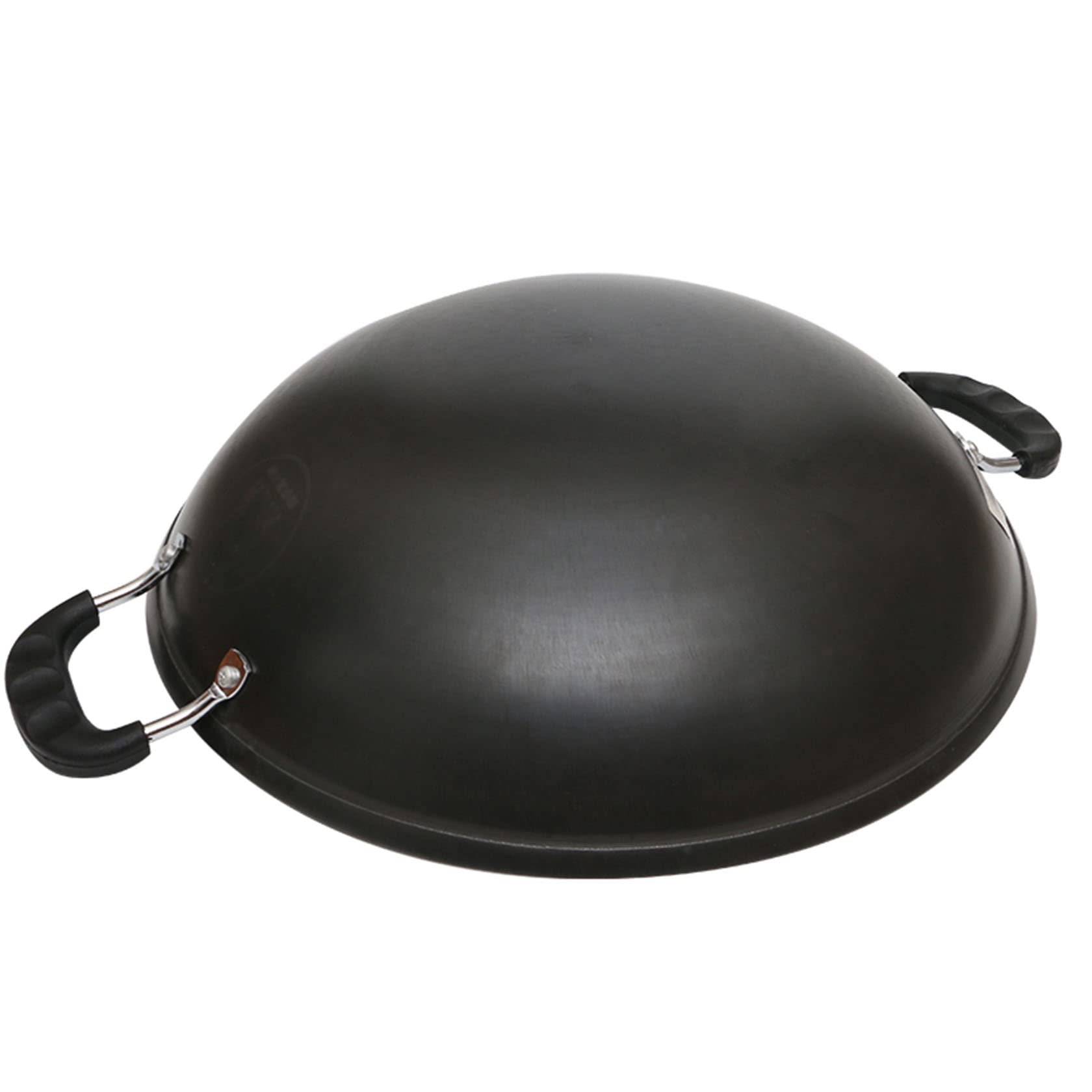 Wok in Ghisa, Pentola in Ghisa, Adatto per Fornelli A Gas,46CM