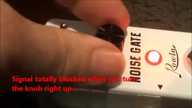 Rowin Guitar Noise Killer Noise Gate Suppressor Effect Pedal