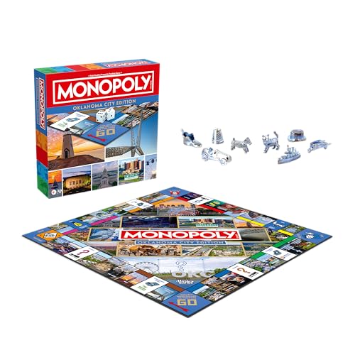 Monopoly Oklahoma City, OK Edition para 2-6 jugadores miniatura 6