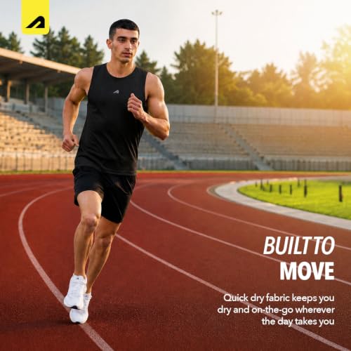 Image of Boldfit Men's Polyester Regular Fit Vest - Multipurpose Sando for Gym, Running, Outdoor - Sleeveless Undershirt, Round Neck Baniyan - Quick Drying, Breathable