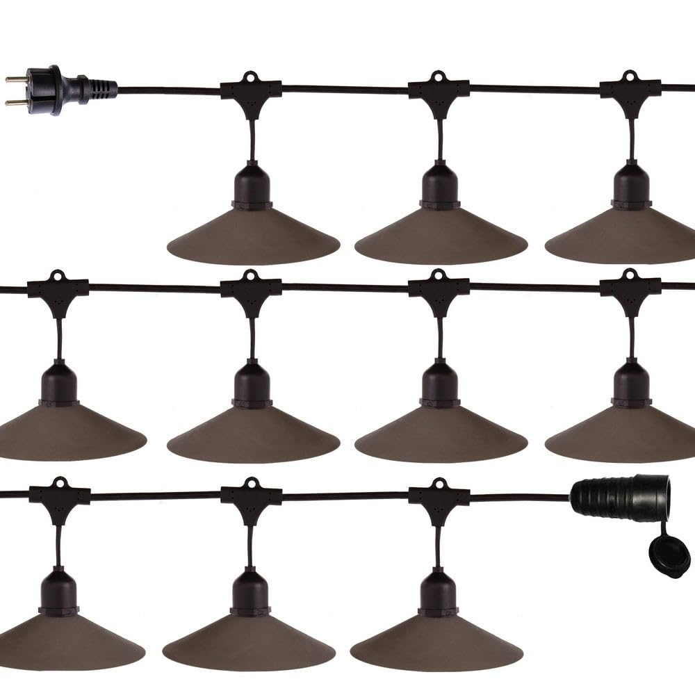 LOLAhome Guirnalda Luces Industrial Exterior 4 Metros