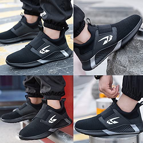 Veiligheidsschoenen Heren Dames Werkschoenen Met Stalen Neus Lichte Werkveiligheidsschoenen Asportieve Stalen… - Image 8