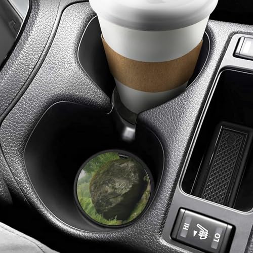 Portavasos para coche de madera con diseño A Big Rock, 2 unidades miniatura 6